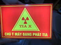 Đèn cảnh báo tia X